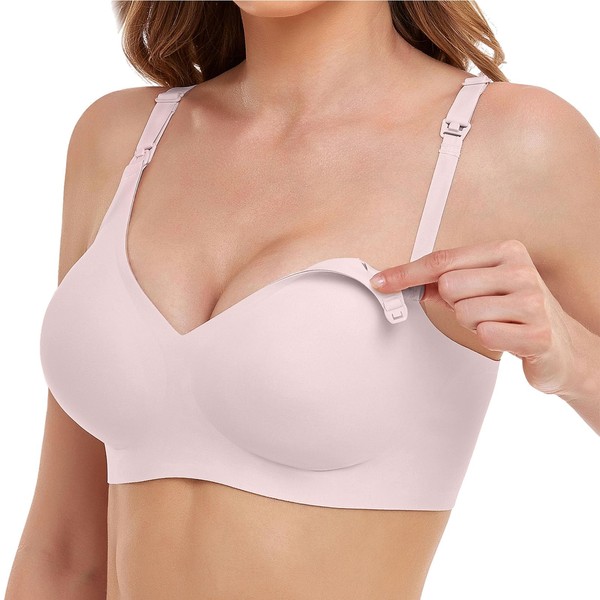 Vinfact Silky Smooth Nursing Bra Women Without Underwire Seamless Maternity