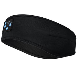 Fulext Wireless Headphones Headband for Sleeping, Bluetooth Sleep Headphones for Side Sleepers, Soft and Lightweight Eye Mask for Sleep, Ideal for Housework,Travel,Yoga,Workout,Running,Sports,Gift