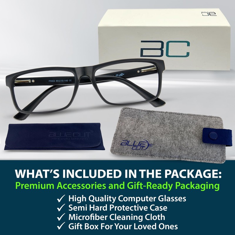 Blue Light Blocking Glasses For Men/Women Anti-Fatigue Computer Monitor Gaming