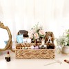 BSTKEY Water Hyacinth Desk Organizer, Hand Woven Magazine Mail Sorter