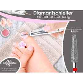 Diamond Grinder Foot Care Cutter Cone Fine Grain for Finer Work