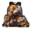 Showudesigns Dinosaur Backpack for Boys 4-6 7-10 10-12 Kids School