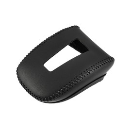 ACROPIX Gear Shifting Knob Cover Automatic Transmission Lever Trim for Mitsubishi Outlander PHEV GN0W GN Series 2022-2023 Faux Leather Black Car Parts