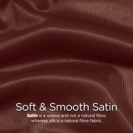 DONNA Kids Satin Bonnet, Sleeping Cap 3pc Hair Bonnet Soft Satin Kids Hair Bonnet(Black/Brown/Pink)