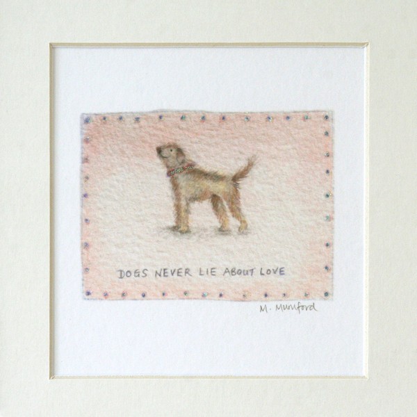 Maggie Mumford 'Dogs never lie' Giclee Print