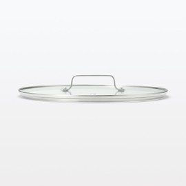 Muji 83453787 Tempered Glass Lid for Easy Visibility Diameter 11.0 inches (28 cm)