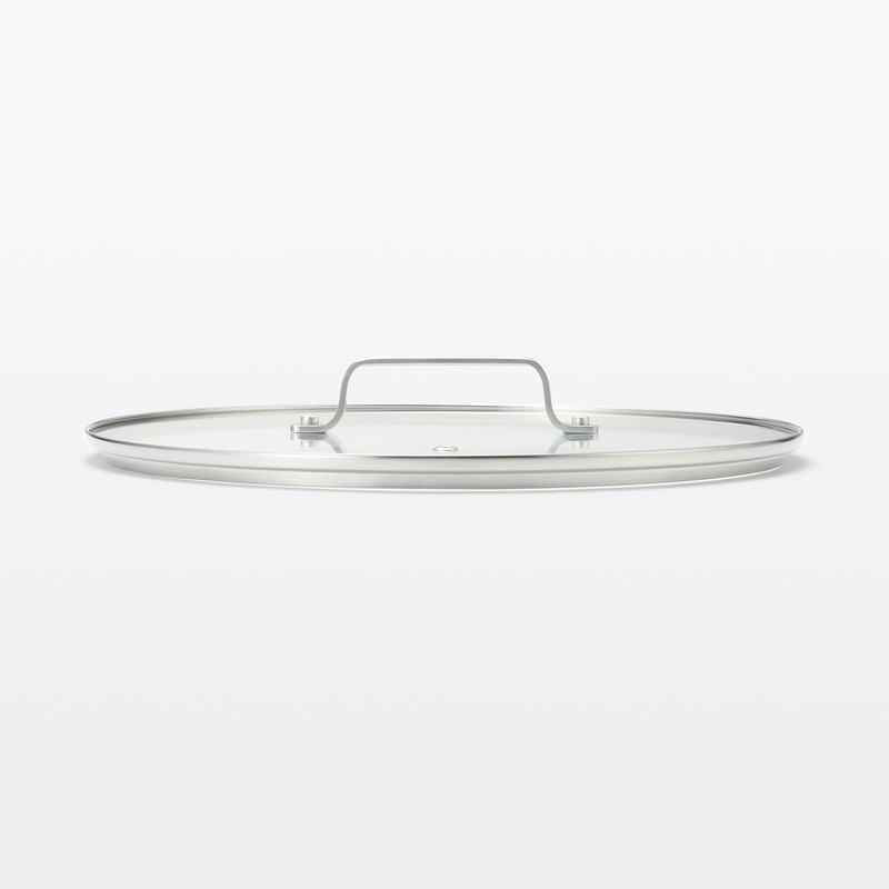 Muji 83453787 Tempered Glass Lid for Easy Visibility Diameter 11.0