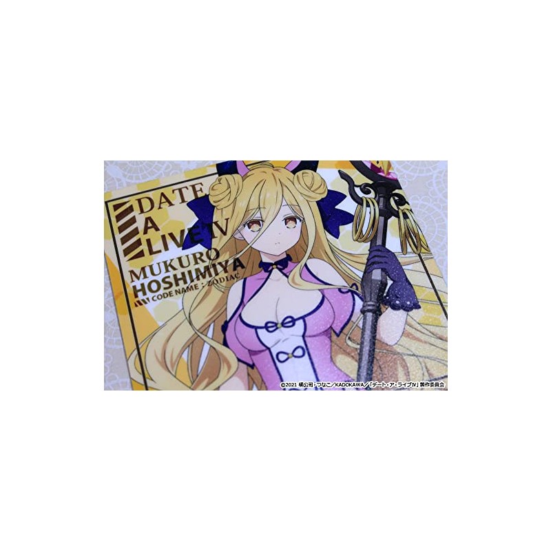 Date A Live IV [Hoshimiya Rokuku] Rubber Mat Coaster