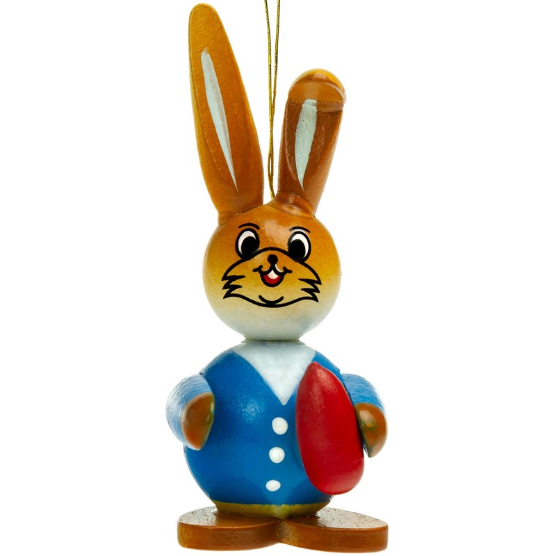 Sikora OD07 Easter Decoration Easter Bunny Figures Wooden for Hanging