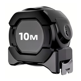 Mmaxboss Cinta Métrica 10m Cinta Métrica Autoblocante Flexómetro de Acero Fluorescente Flexómetro Gripper Fácil de Leer Escala Métrica para Diseñadores Arquitectos y Artesanos