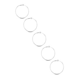 Pack of 20 VERY SMALL & EXTRA THIN 925 Sterling Silver Nose Rings size 8mm gauge 0.5mm