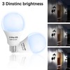 Wiyifada 3 Way LED Light Bulbs 4 Pack, 3 Way