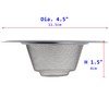 Mesh Sink Strainer Set of 2, MSY BIGSUNNY Stainless Steel