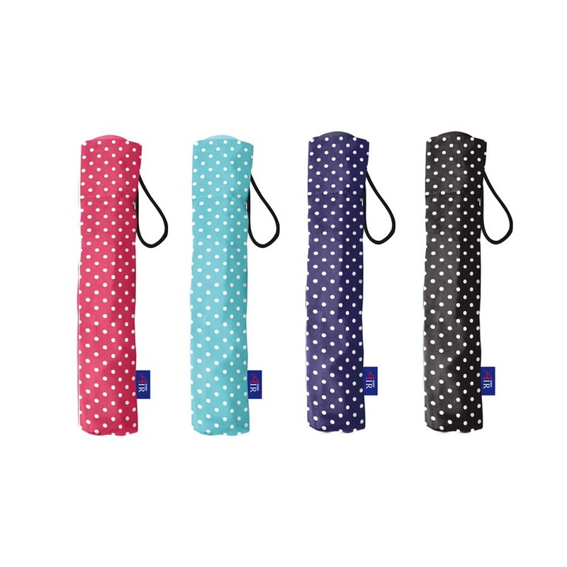 Amane Air Pindot Folding Umbrella, 19.7 inches (50 cm), Hand