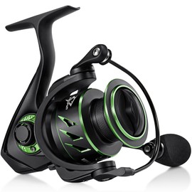 Piscifun Viper X Spinning Reel - 6.2:1 High Speed Spinning Fishing Reel, 10+1BB, Lightweight Ultra Smooth Fishing Reel, Carbon Fiber 22 LB Max Drag, Size 3000