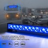 FEELOTAM First Responder Blue Emergency Strobe Lights For Firefighters Police