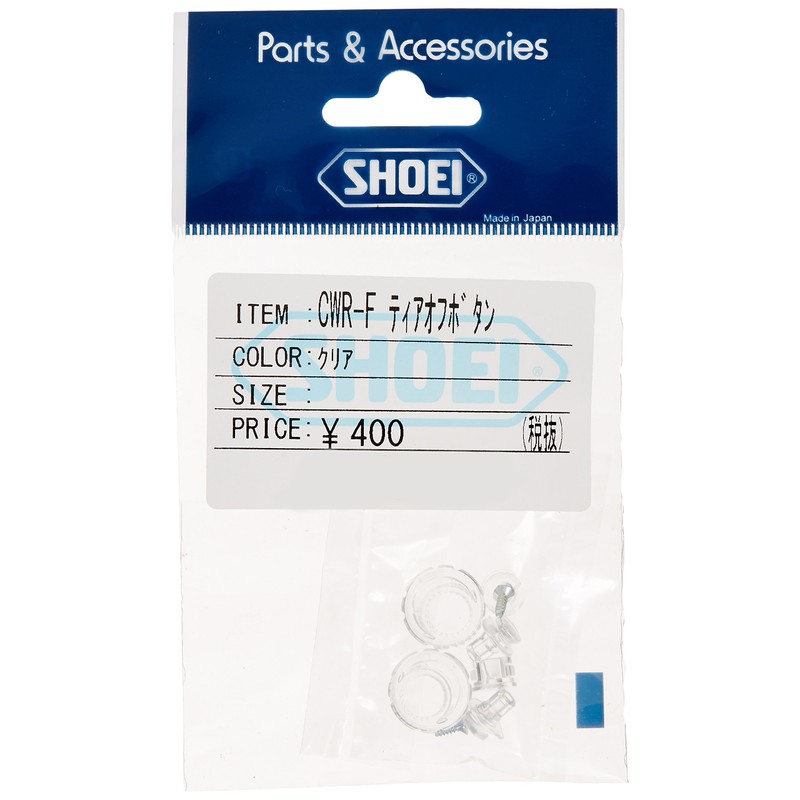 ショウエイ(SHOEI) CWR-F ティアオフボタン クリア -