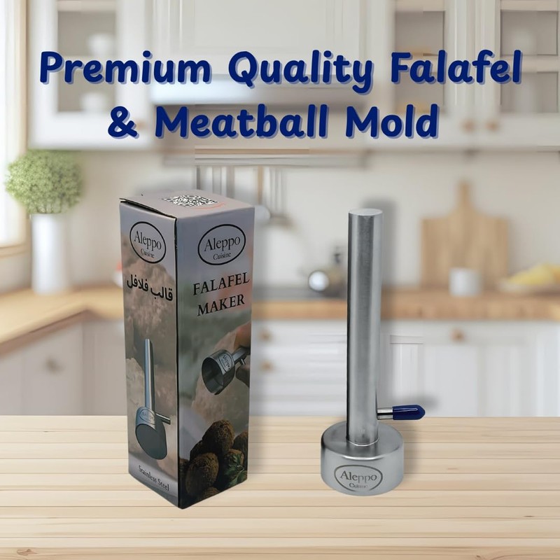Falafel Maker Press Stainless Steel Premium Quality Smooth Handle With