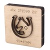 Leather Punching Die Wolf Shaped Alloy Steel and Birch High