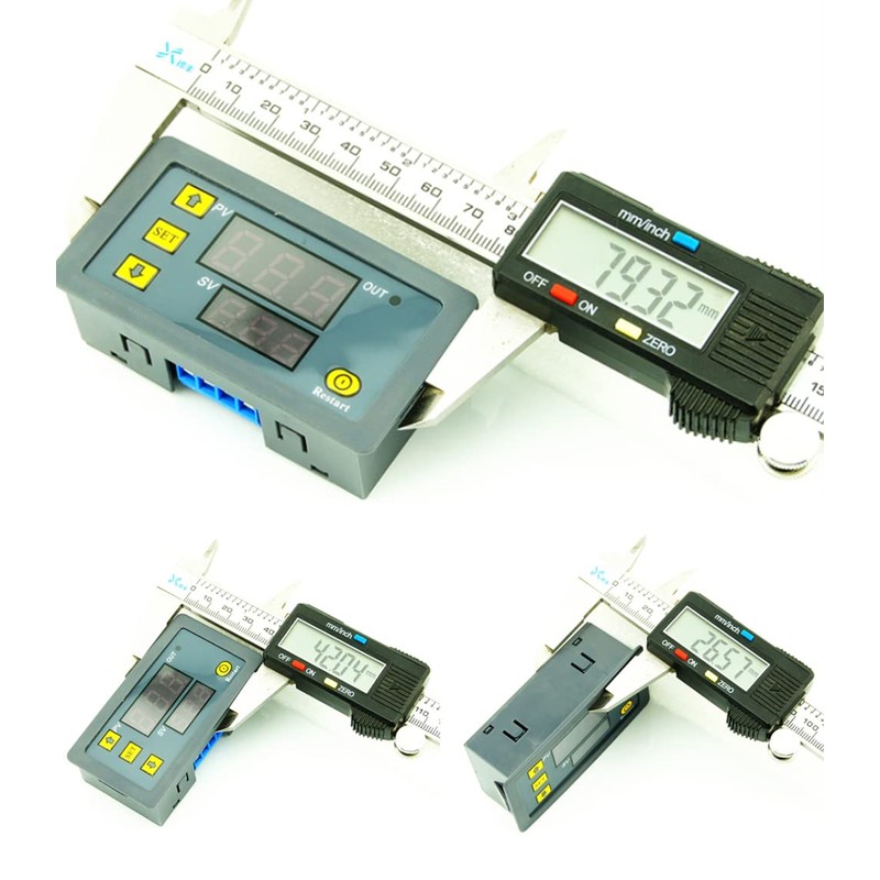 ShangHJ Timer Delay Relay AC110-220V 10A 1500W Programmable Cycle Timer