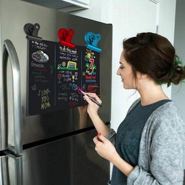 DIYSELF 8Pack Magnet Clips, Strong Fridge Magnets Clips, Heavy Duty Refrigerator Magnets, Clip Magnets for Whiteboard, Office, Photo, Classroom Organization Supplies, Magnetic Clips (8 Purple)