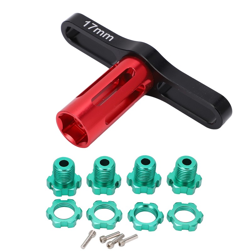 4 Set 17mm Hex Nuts Splined Wheel Hubs with Removal