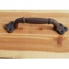 Clover 8 1/2" Barn Door Gate Pull Handle Distressed Brown