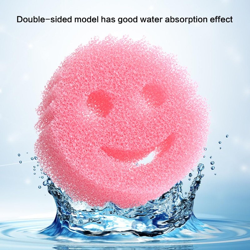 JZS Non-Scratch Scrub Sponges, Sponges for Cleaning Kitchen, Bathroom,Non-Scratch Sponges