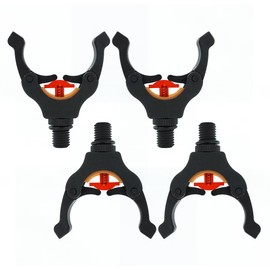 Hirisi Tackle 4 Pcs Carp Fishing Rod Holder Gripper Rod Holder with Magic Magnet Clips Hold Your Fishing Rod
