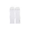 HALFMOON crew socks—pause, White, Small