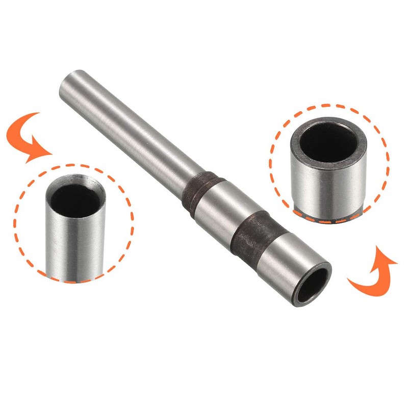 uxcell 8mm Paper Punch Drill, Straight Shank Hollow Bit Tool,