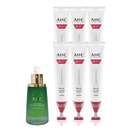 Latest AHC Eye Cream Season 14 Full Lift T Gua Sha Lifting 40ml 6pcs + Calming Ampoule / 최신상 AHC 아이크림 시즌14 풀 리프트 T괄사 리프팅 40ml 6개+카밍앰플