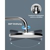 Hibbent Self-Cleaning Rain Shower Head, Fixed Shower Head, Rain Shower,