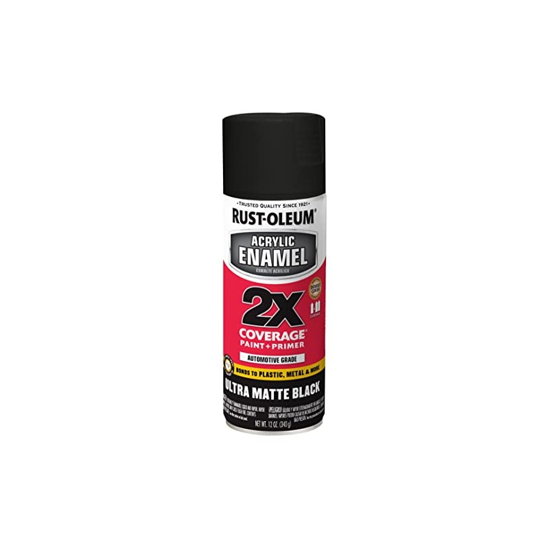 Rust-Oleum 372699 Acrylic Enamel 2X Spray Paint, 12 oz, Ultra