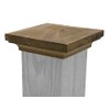 Flat Peak Newel Cap, for 3 1/4" Square Newel Posts,