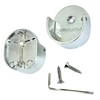 Closet Rod Support Flanges with Rear Pin | Heavy Duty
