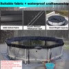 SIHAIAN 8 Ft Pool Cover 420D Round Above Ground Pool