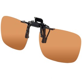 BEZLIT 30599 Clip On Glasses Attachment Un-Polarised, brown