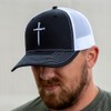 Nail Cross Jesus Christ Christian Embroidered Richardson 112 Trucker Cap