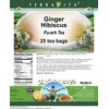 Ginger Hibiscus Pu-erh Tea (25 tea bags, ZIN: 543580)