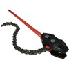 Heavy Duty Chain Pipe Wrench Gripping Pipe Diameter 4'', Handle