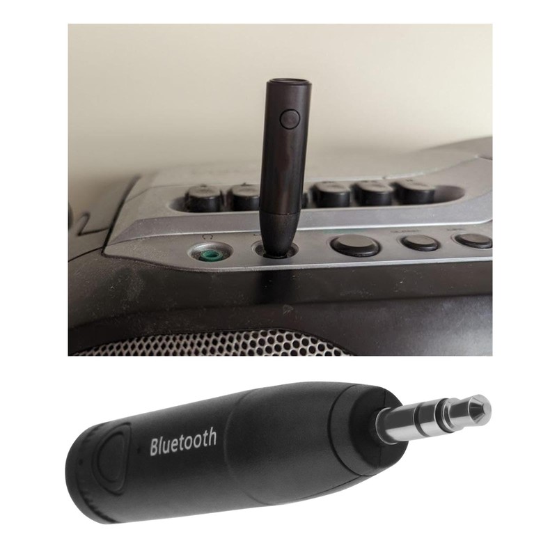 Micro Traders 3.5mm Bluetooth Audio Receiver with USB Charging Cable