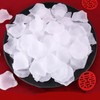 2000Pcs White Rose Petals Artificial Flower Petals for Valentine's Day