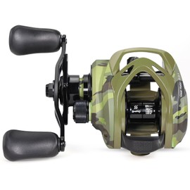 Sougayilang MAX Baitcasting Reel 8.0:1 High Speed Fishing Reel 18LB Carbon Fiber Braking Force Baitcaster Fishing Reels with Magnetic Brake System