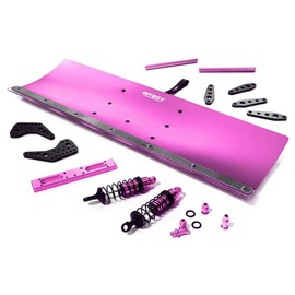 Integy Alloy Machined Snowplow Kit : Traxxas Stampede 4X4 Slash 4X4 C27056PURPLE