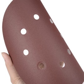 Kozelo 10 Pcs Sanding Discs Hook and Loop Backing - [7 Inch x 240 Grits] Aluminum Oxide Sandpapers for Orbital Sander Round Sanding Papers, 8 Holes