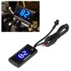 KIMISS Motorcycle Digital Water Thermometer Gauge Blue Light