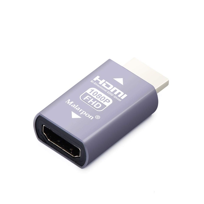 Malarpon Hdmi Edid Emulator Passthrough 3rd Generrtion Aluminum fit Headlesskeep