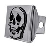 MetalHead Skull Chrome Metal Hitch Cover