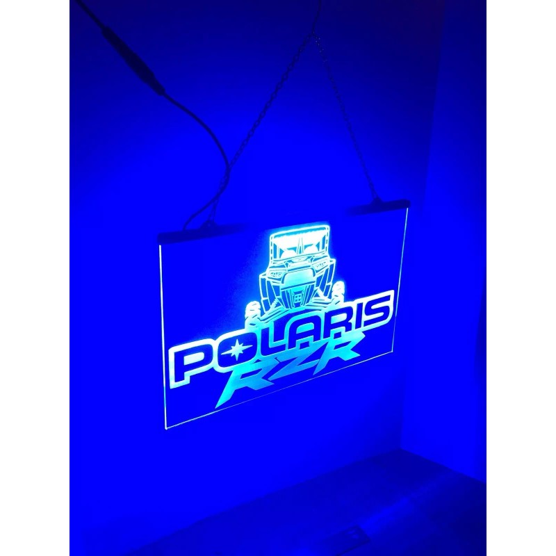 Polaris Led Neon Light Sign Garage Game Room Man Cave